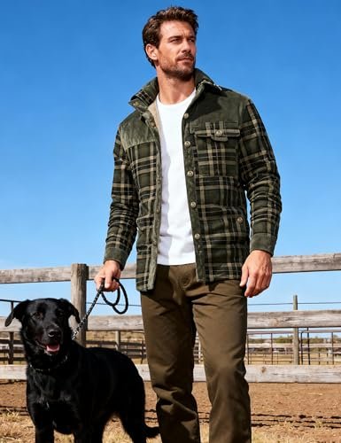 Sherpa Flannel Lined Warmth & Style