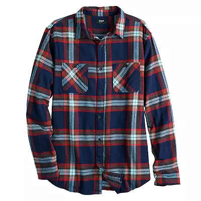 Urban Pipeline Multi-Color Plaid Flannel